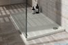 Schedpol Caspar New brodzik prostokątny + syfon 100x90cm Cement Stone 3.2345/CT/ST